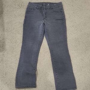 Lane Bryant Dark Gray Straight Leg Jeans